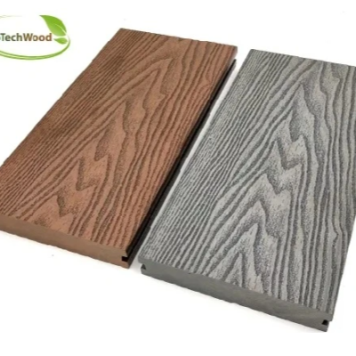 Plate-forme composite en plastique en bois de grain