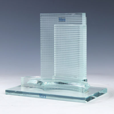 Modèle de construction en cristal 3D