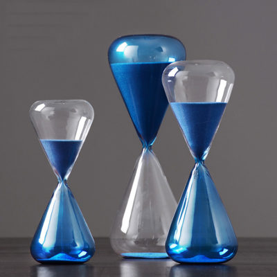 Sable Verre bleu Sablier