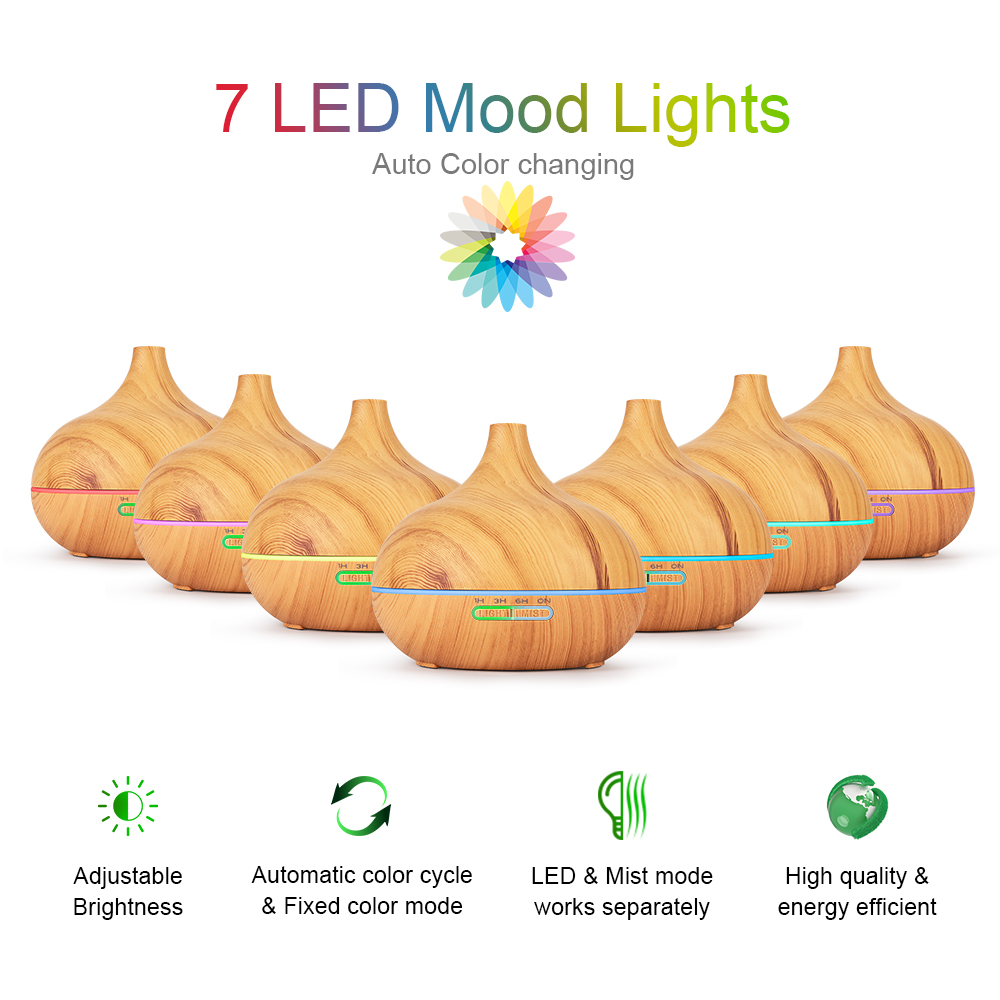 Light Ultrasonic Aroma Diffuser – Image 6