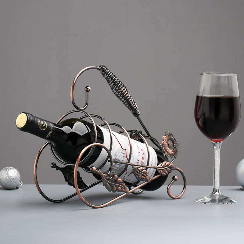 Iron ornaments minimalist wine – Image 4